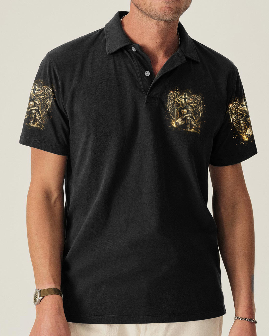 A Warrior Of Christ Wings Men's All Over Print Shirt - Trunx031964
