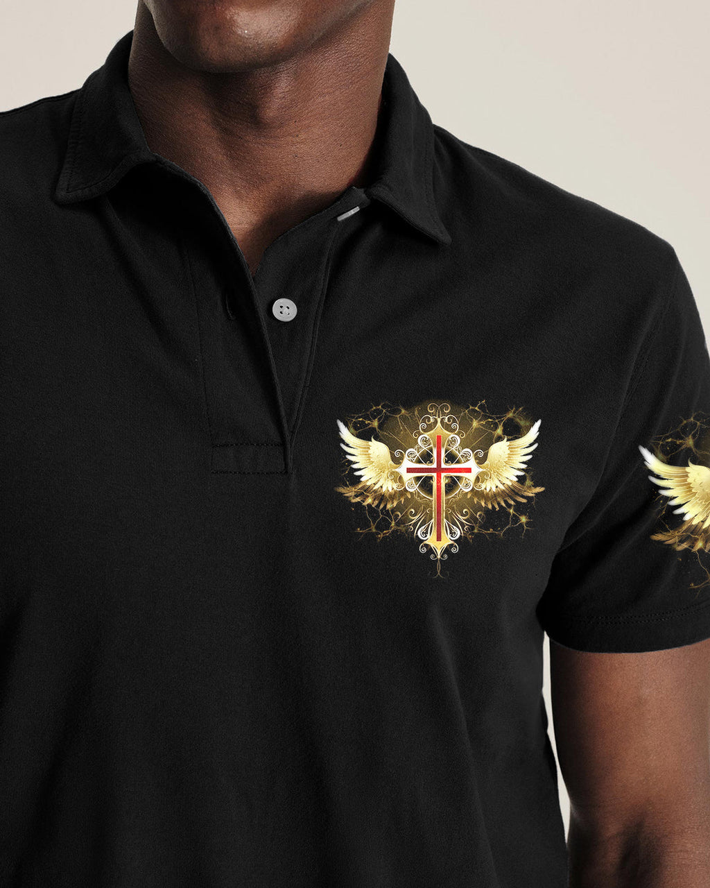 Even In Darkness I See His Light Men's All Over Print Shirt - Trunx816420