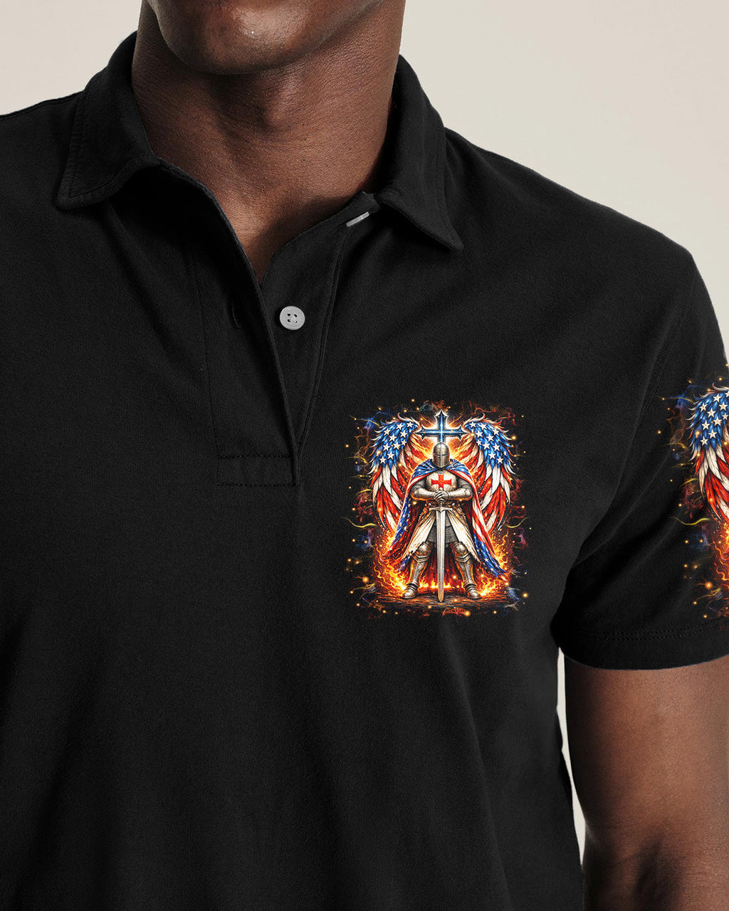 A Warrior Of Christ Wings Men's All Over Print Shirt - Trunx858725