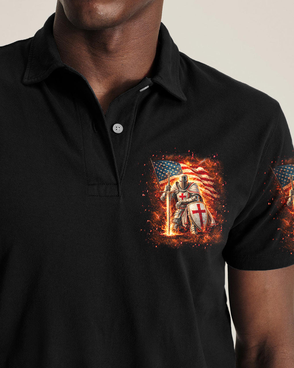 He Who Kneels Before God Warrior Men's All Over Print Shirt - Trunx225941