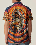 God And Lamb Swirl Men's All Over Print Shirt - Trunx560128