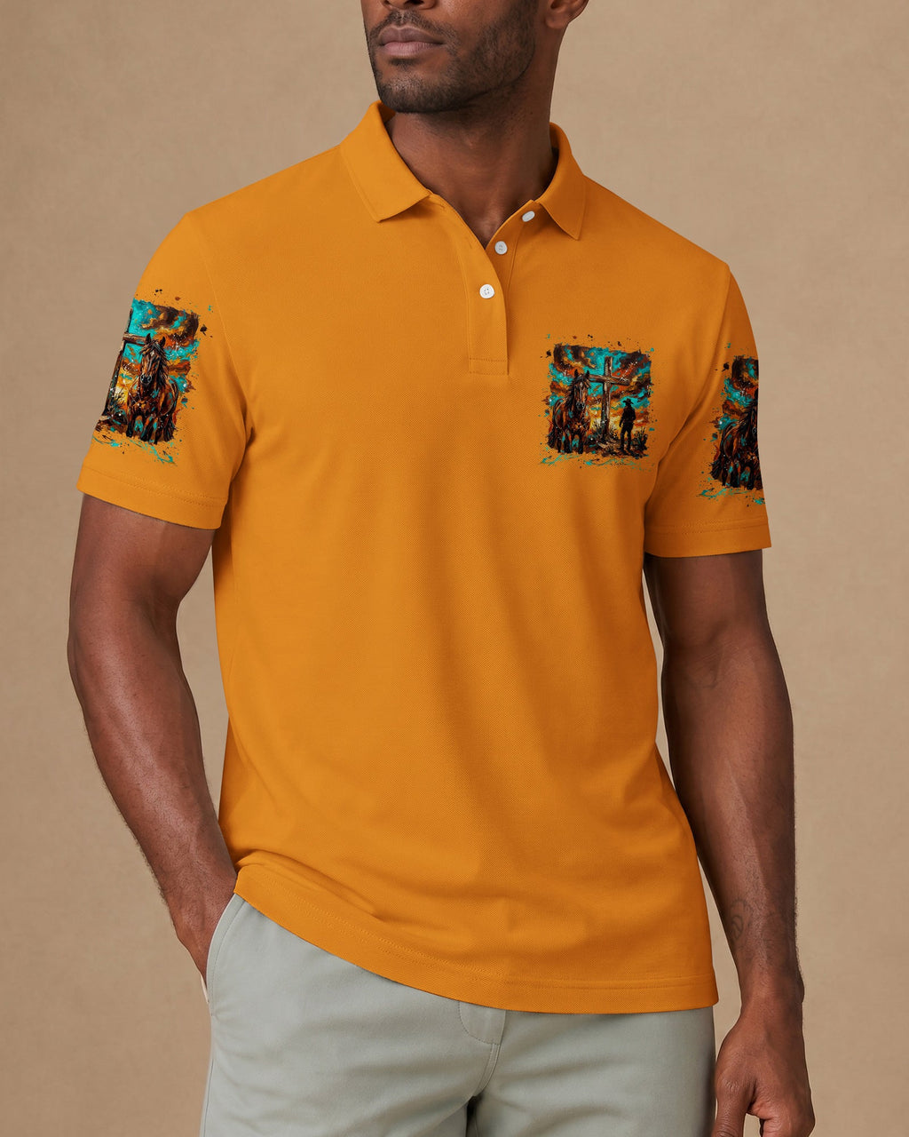 Blessed By God Loved By Jesus Men's All Over Print Shirt - Trunx261591