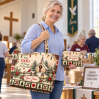 Personalized Winter Cardinal Quilted Shoulder Bag & Storage Bag