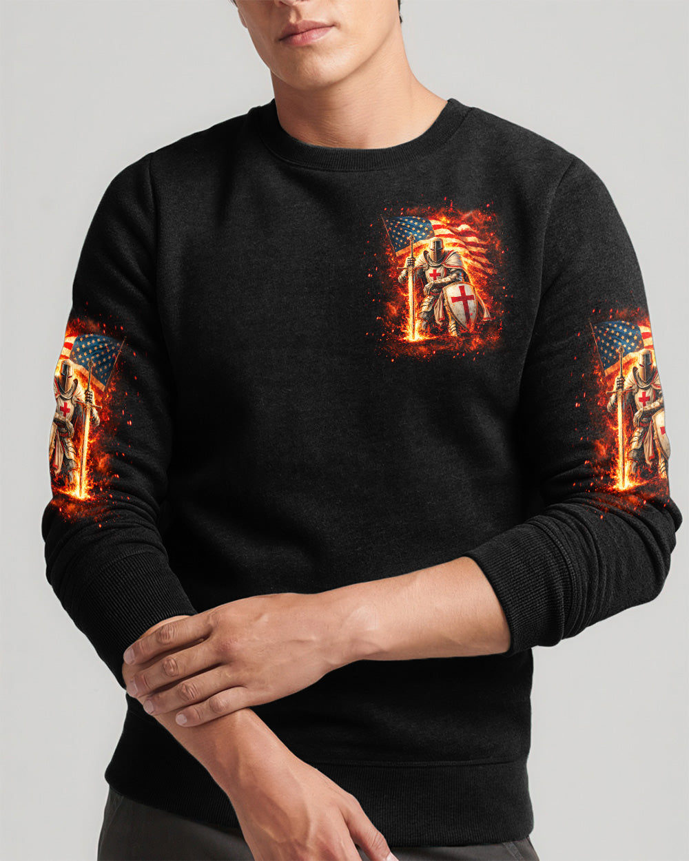 He Who Kneels Before God Warrior Men's All Over Print Shirt - Trunx225941