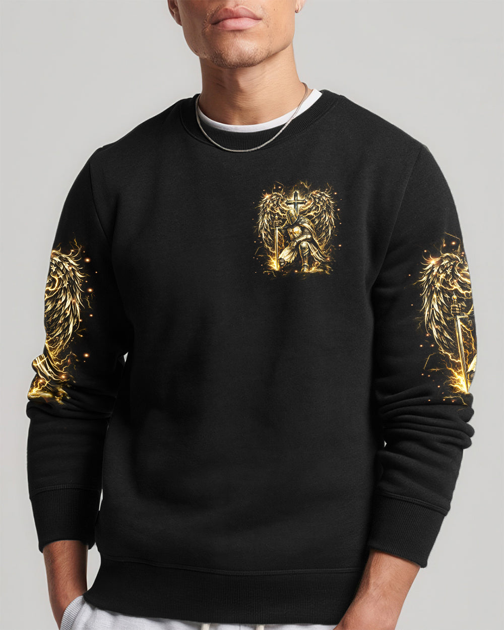 A Warrior Of Christ Wings Men's All Over Print Shirt - Trunx031964