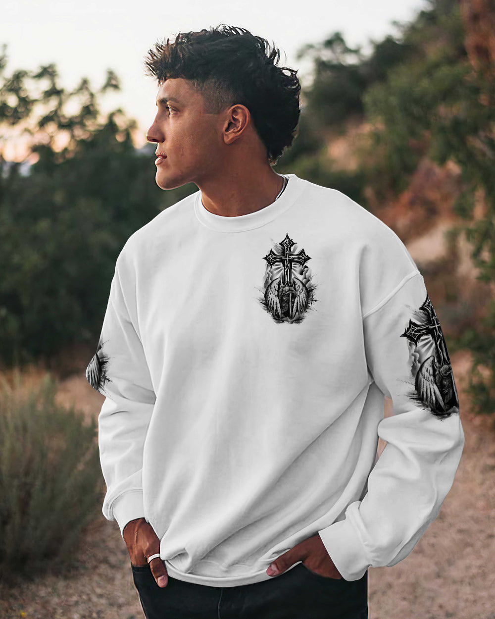 A Warrior Of Christ Men's All Over Print Shirt - Trunx140409
