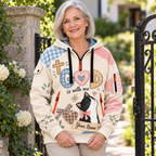 Personalized Tuxedo Cat Bow Half-Zip Hoodie