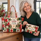 Personalized Red Cardinal Quilted Shoulder Bag & Storage Bag