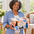 Personalized Colorful Floral Black Cats Storage Basket