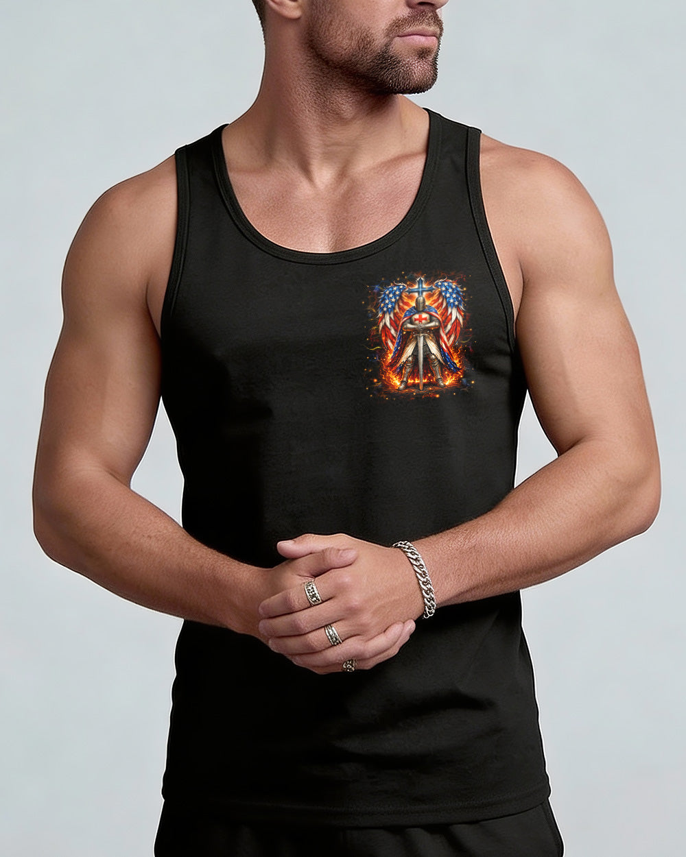 A Warrior Of Christ Wings Men's All Over Print Shirt - Trunx858725