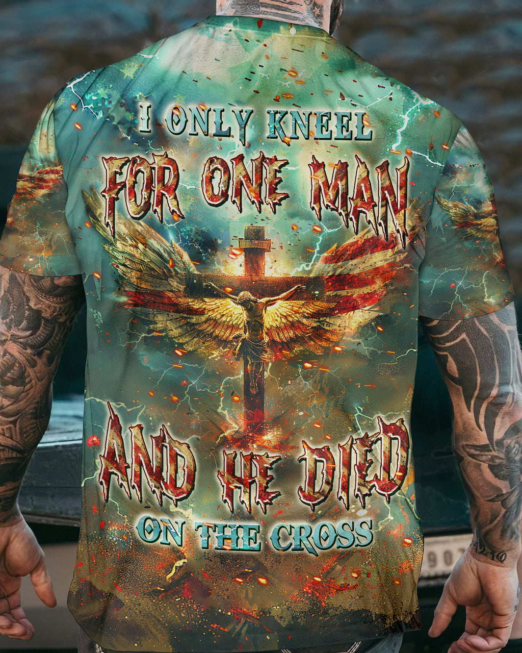 I Only Kneel For One Man Men's All Over Print Shirt - Trunx415015
