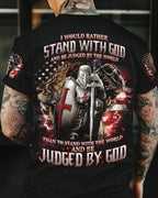 I Would Rather Stand With God Warrior Men's All Over Print Shirt - Trunx115243