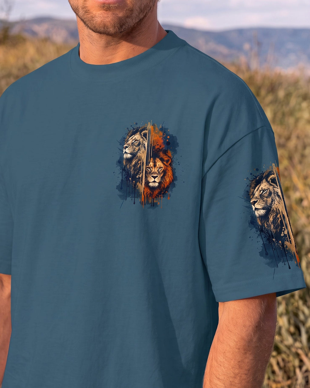 Blessed By God Lion Men's All Over Print - Trunx064761