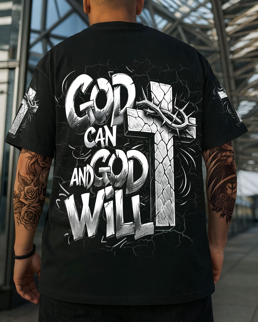 God Can And God Will Men's All Over Print - Trunx596659