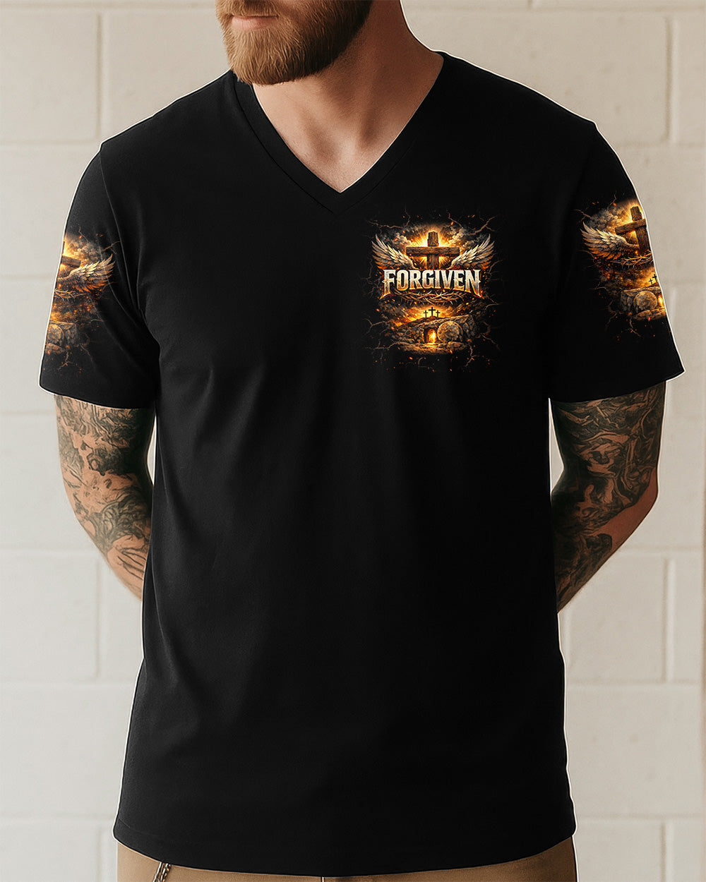 Forgiven Wings Men's All Over Print Shirt - Trunx511603