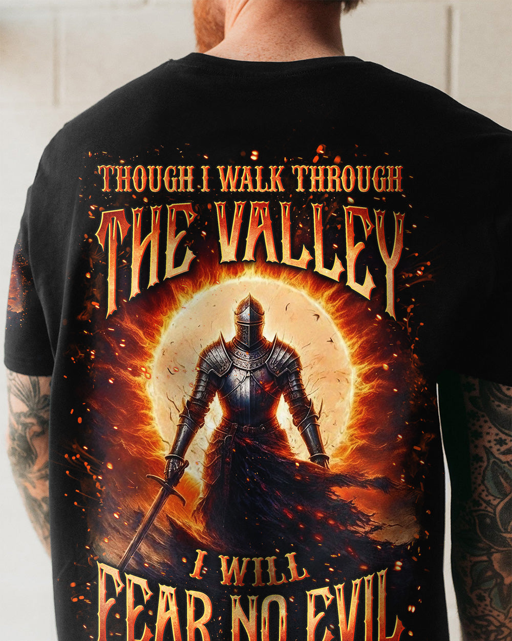 I Will Fear No Evil Warrior Men's All Over Print Shirt - Trunx208888