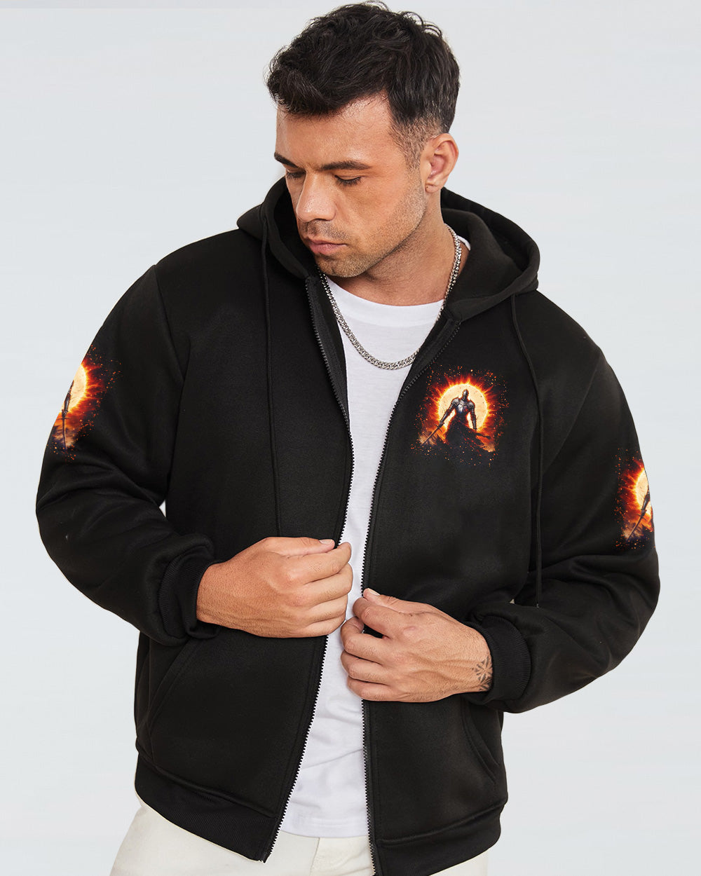 I Will Fear No Evil Warrior Men's All Over Print Shirt - Trunx208888