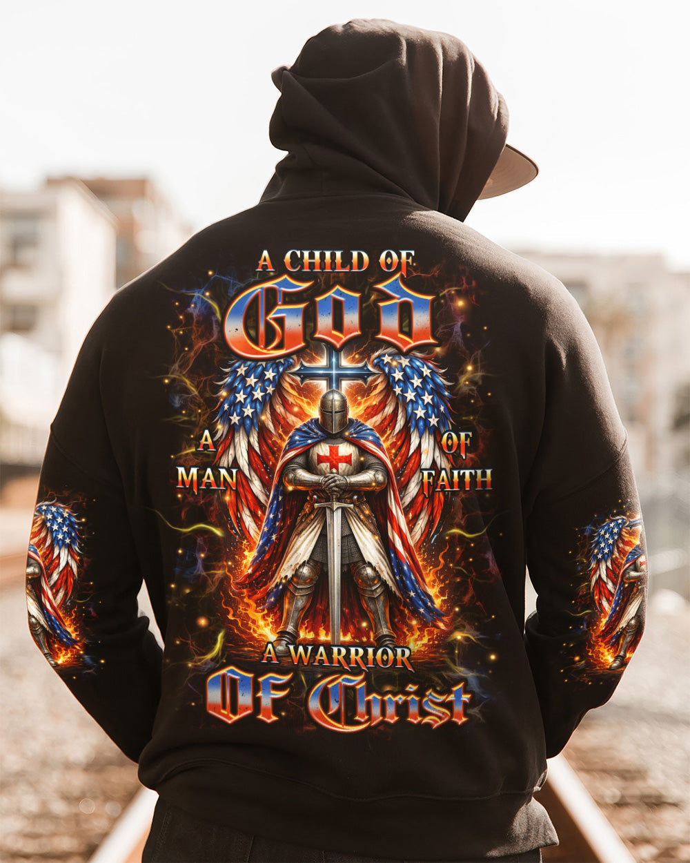 A Warrior Of Christ Wings Men's All Over Print Shirt - Trunx858725