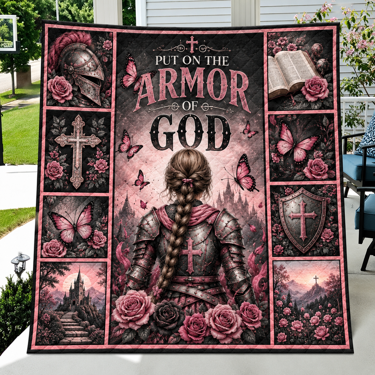 Put On The Armor Of God Quilt