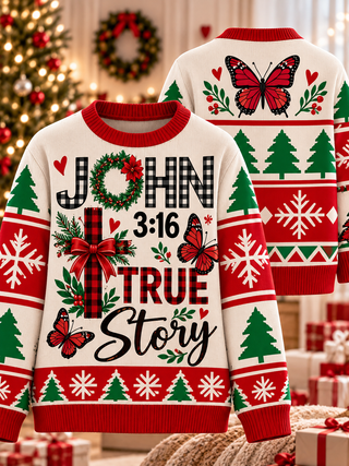 John 3:16 True Story Ugly Sweater