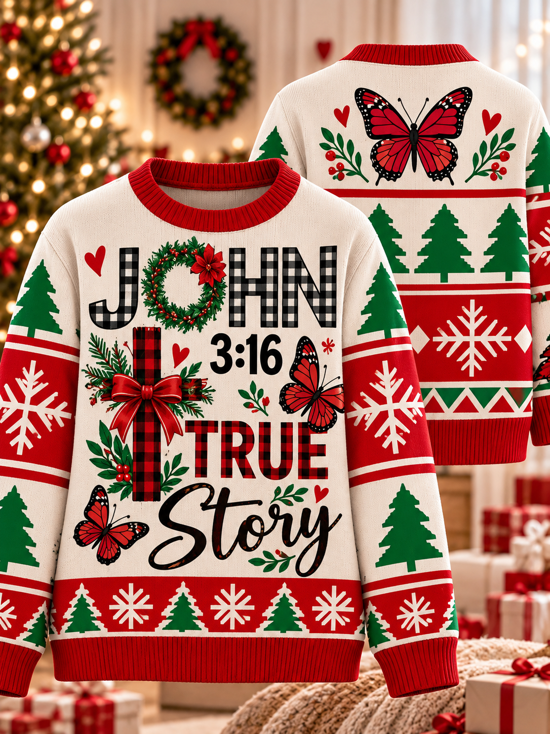 John 3:16 True Story Ugly Sweater
