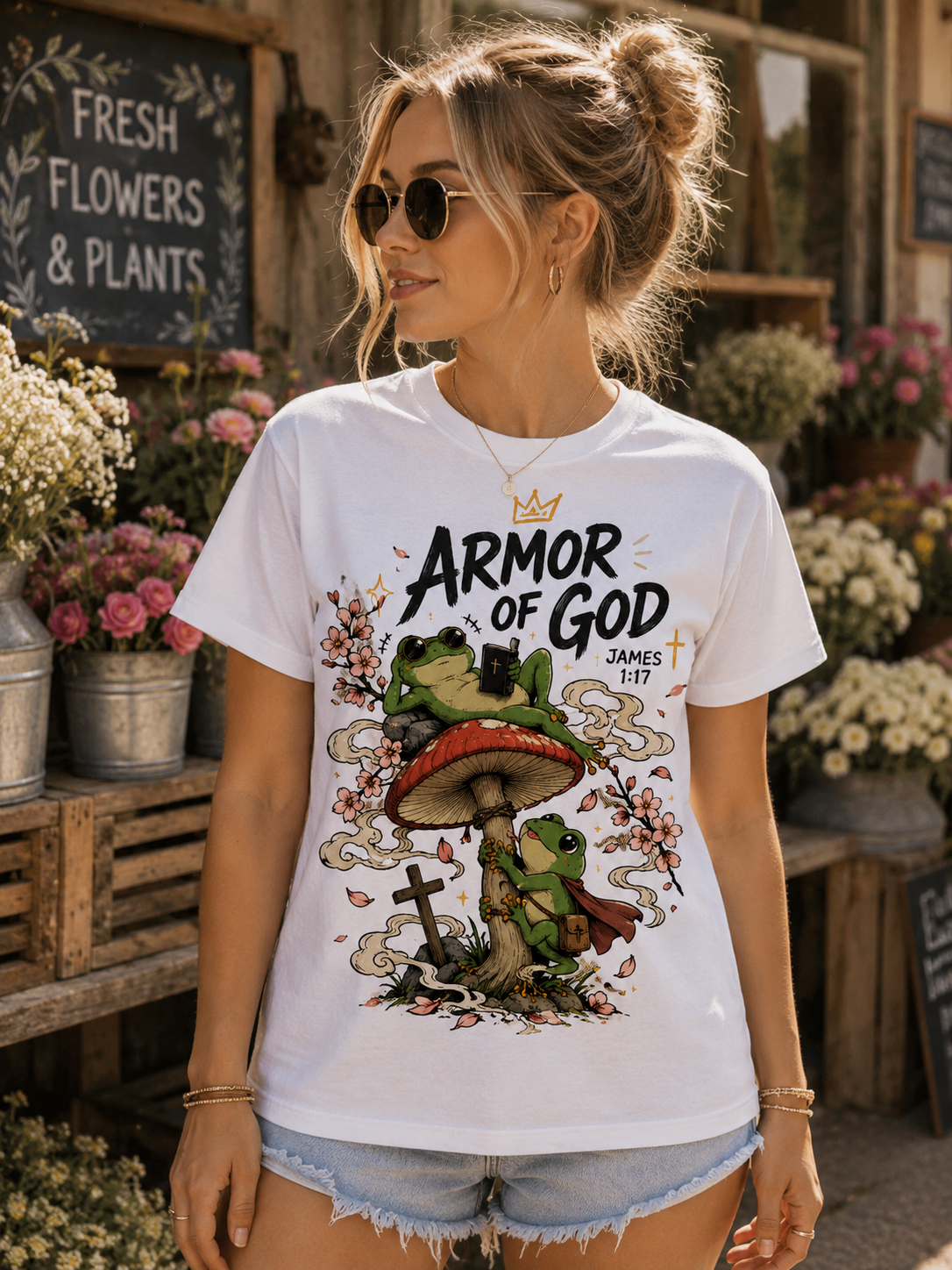 James 1:17 Whimsical Faith Tee T-Shirt