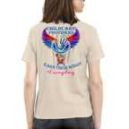 Awesome Childcare Providers Earn their wings everyday-Hoodie-#F091024EARTH16BCHPRZ2