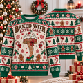 Baked With Extra Care Leg Lamp Ugly Sweater