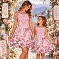 Jesus Loves You Floral Sleeveless Dress