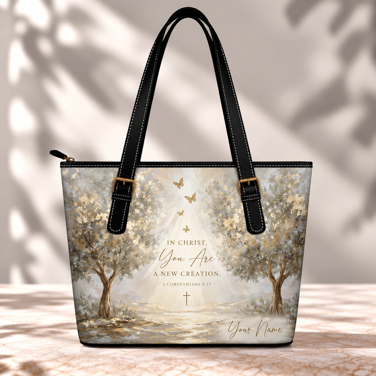 Personalized New Creation Butterfly Saddle Bag