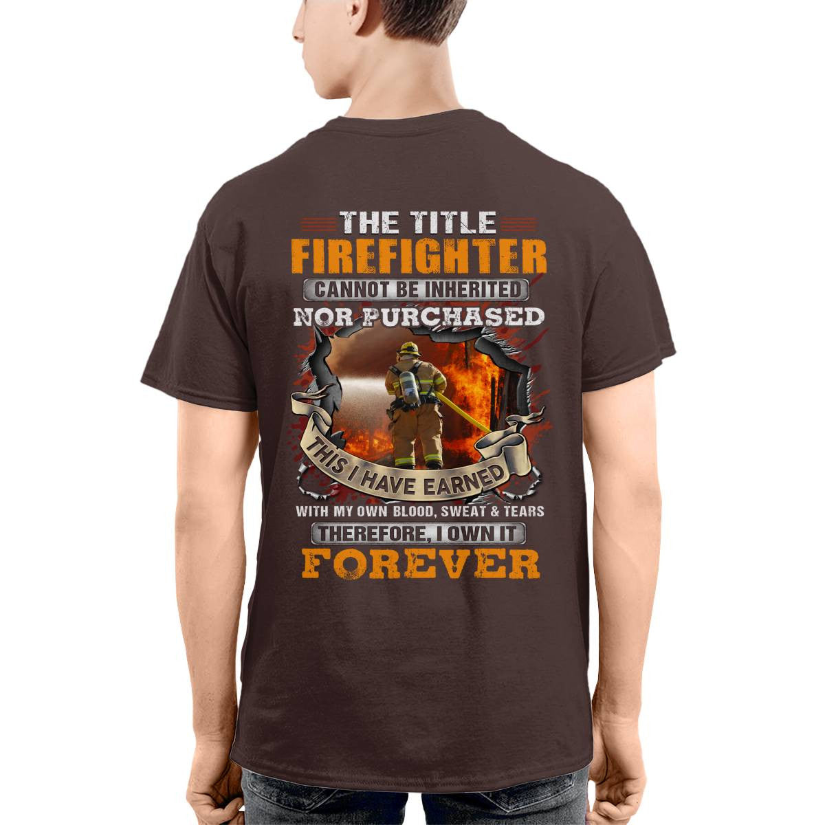 Awesome Firefighter-T-shirt - grunx260804-0152