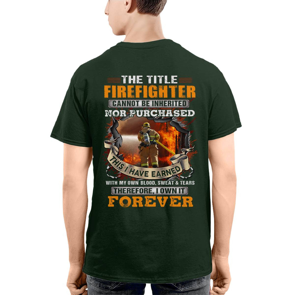 Awesome Firefighter-T-shirt - grunx260804-0152