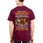 Awesome Firefighter-T-shirt - grunx260804-0152