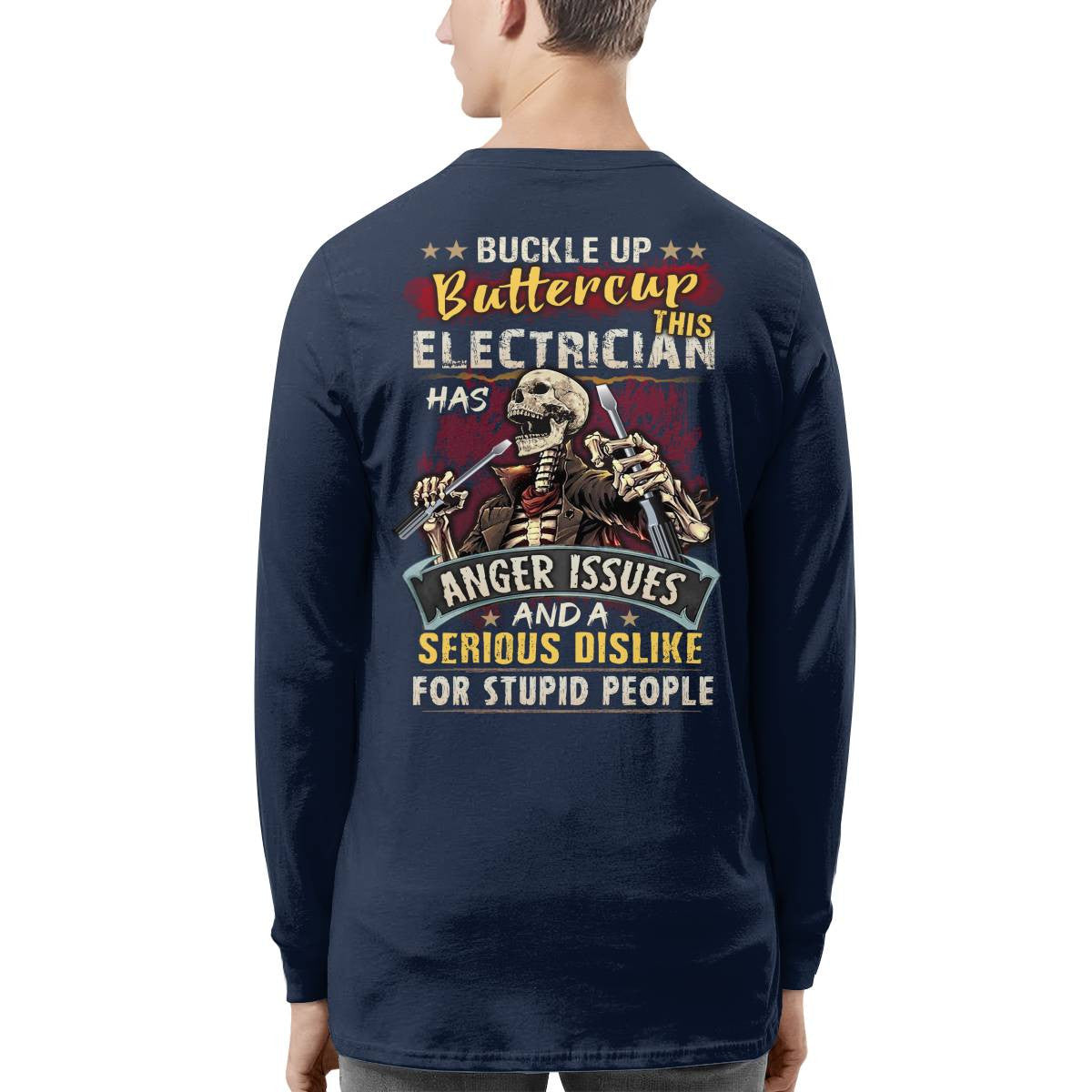 Awesome Electrician-Hoodie - grunx260804-0045