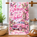 Personalized Jesus Take The Wheel Truck Kitchen Towel