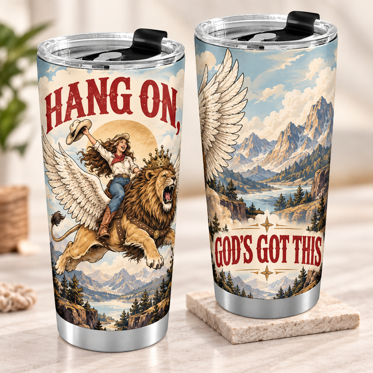 Hang On God's Got This Normal Tumbler