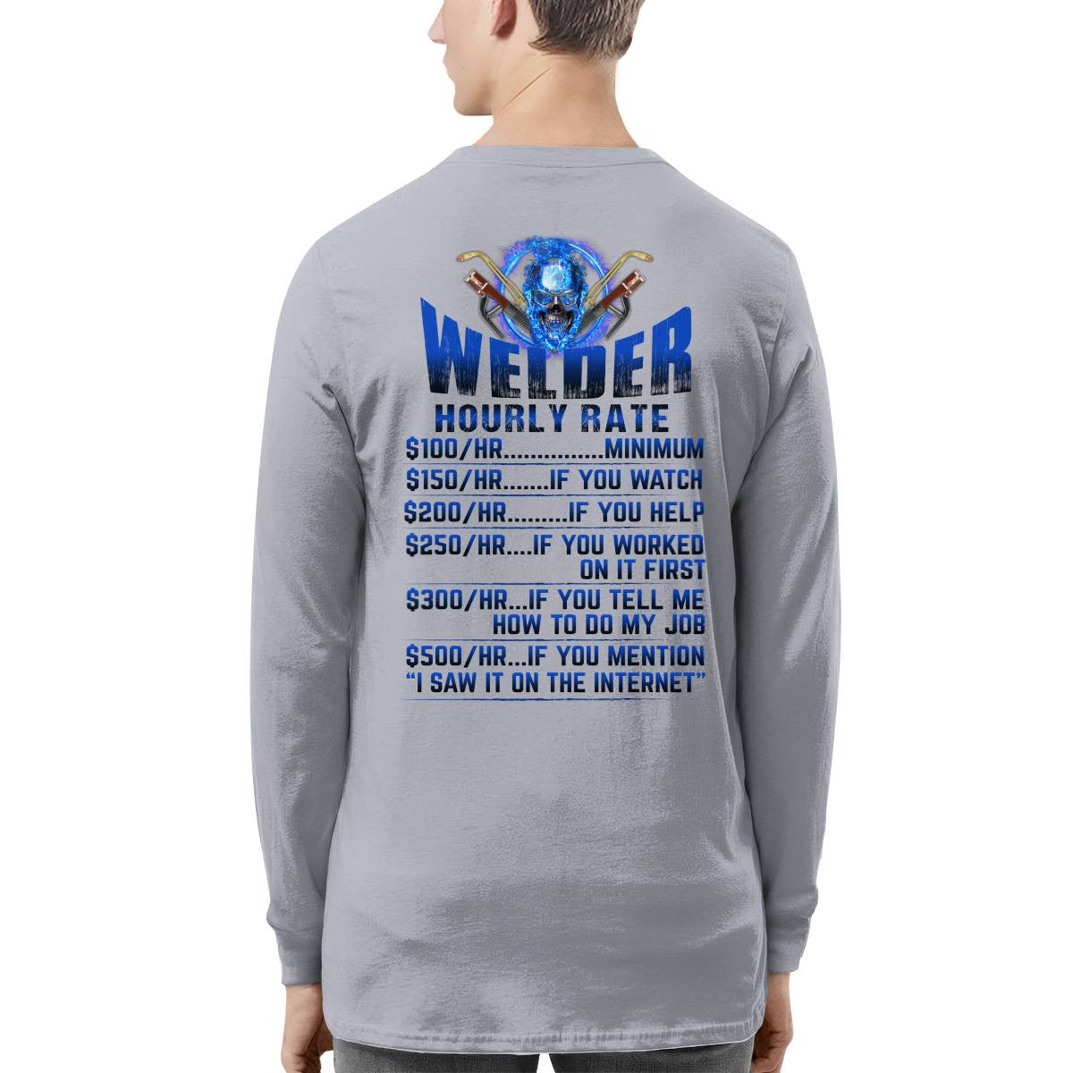 Awesome Hourly Welder Rate-Hoodie - grunx260804-0193