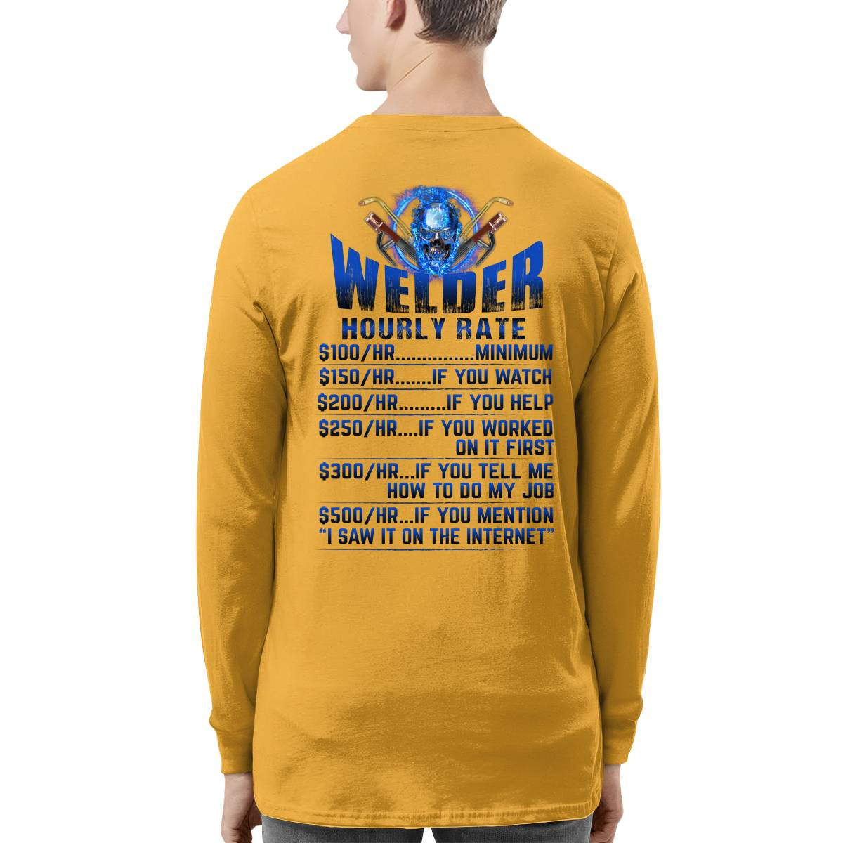 Awesome Hourly Welder Rate-Hoodie - grunx260804-0193