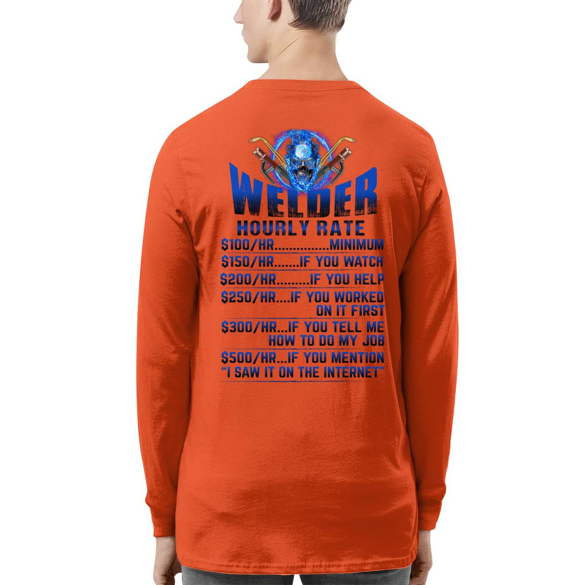 Awesome Hourly Welder Rate-Hoodie - grunx260804-0193