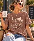 Bend And Snap Football Floral T-Shirt