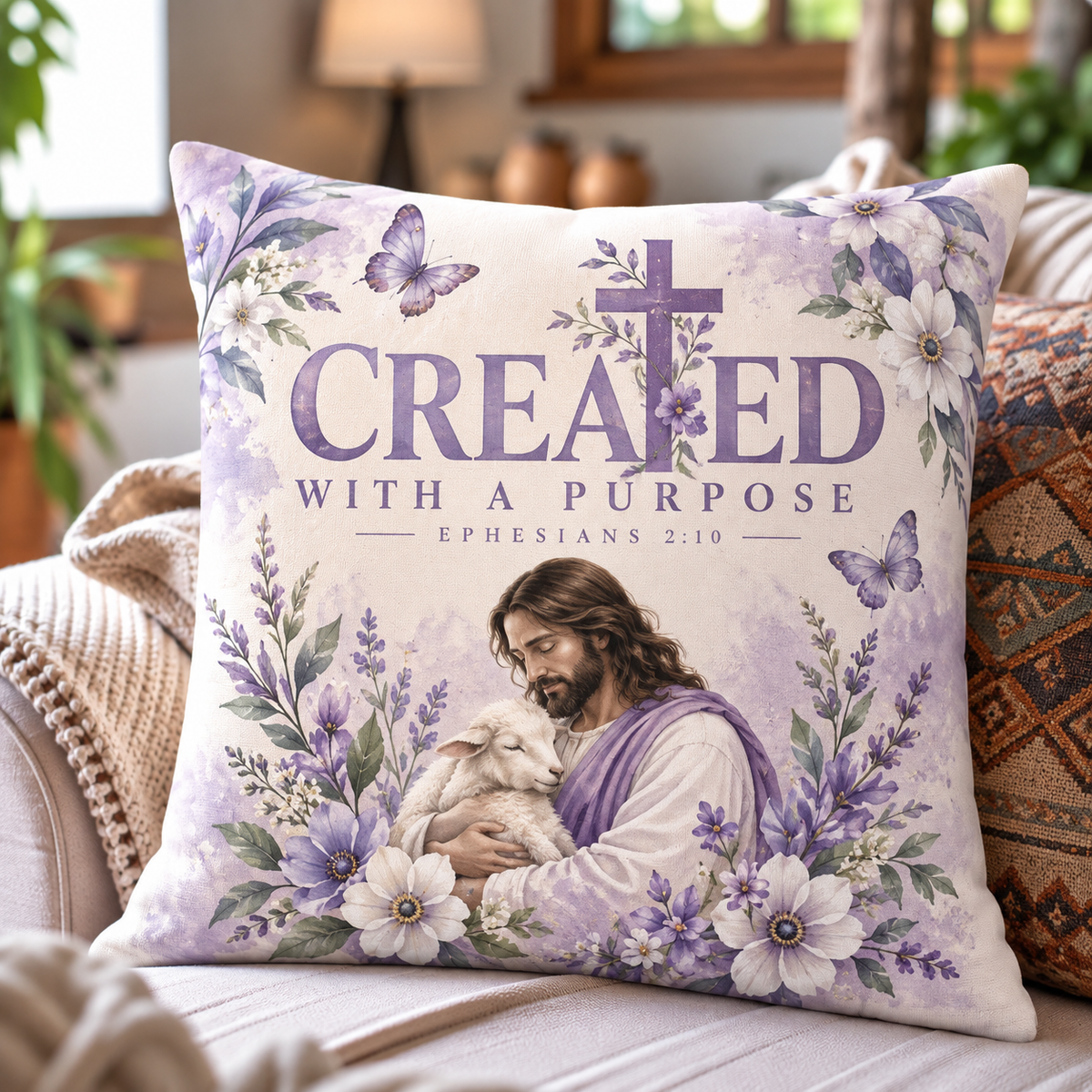 Created With A Purpose Pillow