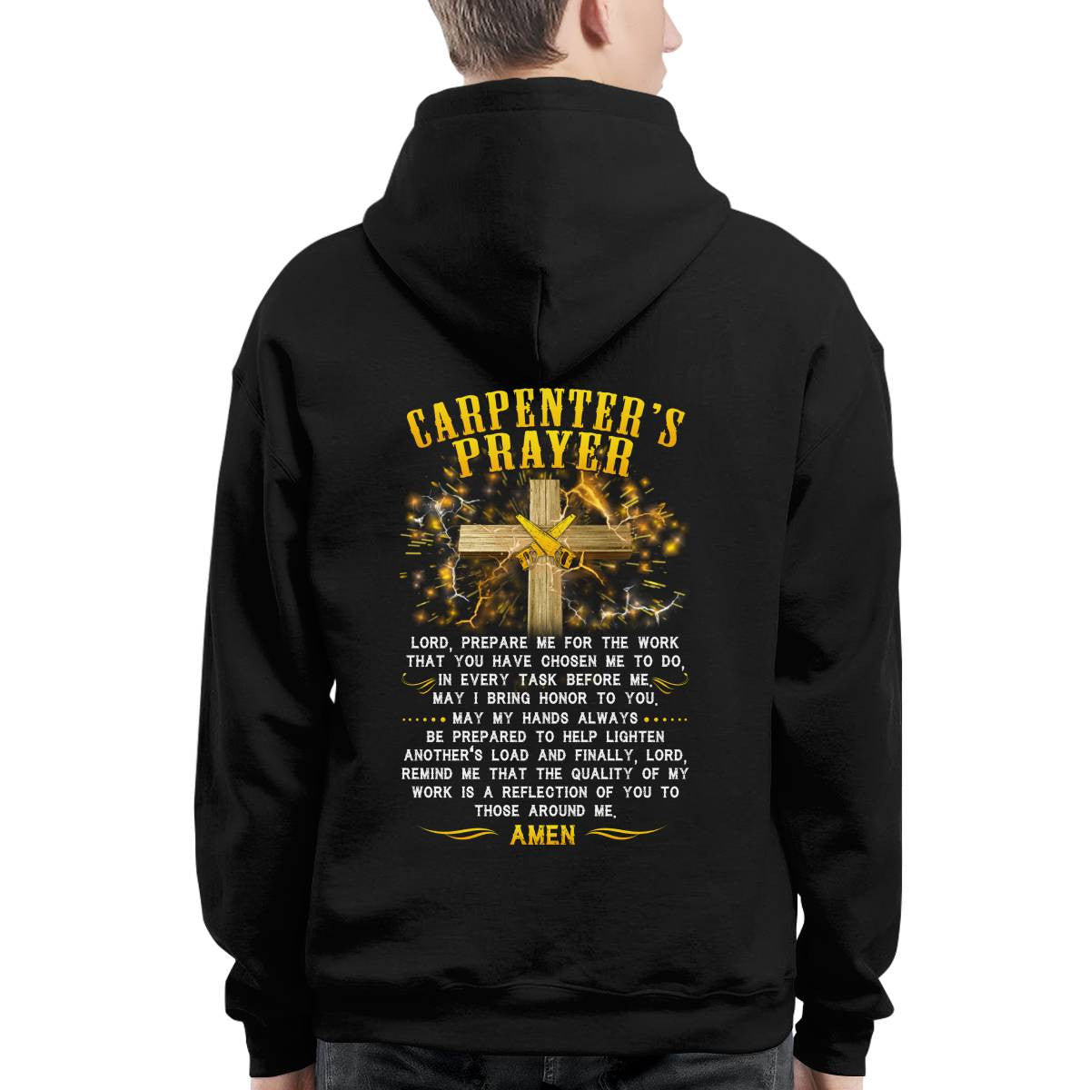 Awesome Carpenter's Prayer-T-shirt-#M220624EVTAS6BCARPZ4