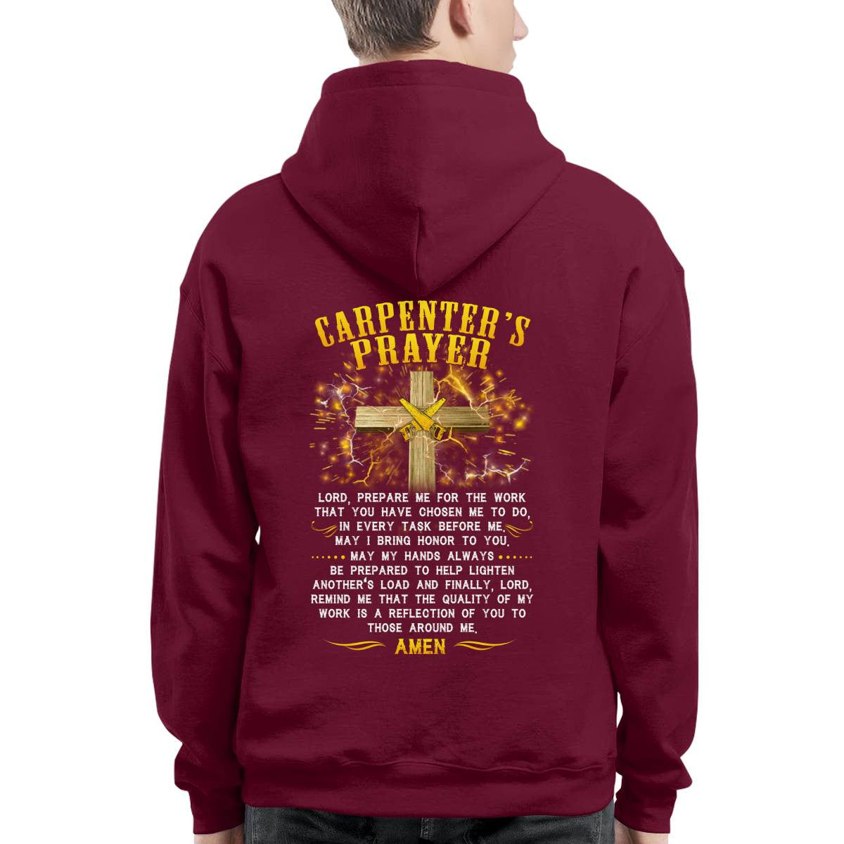 Awesome Carpenter's Prayer-T-shirt-#M220624EVTAS6BCARPZ4