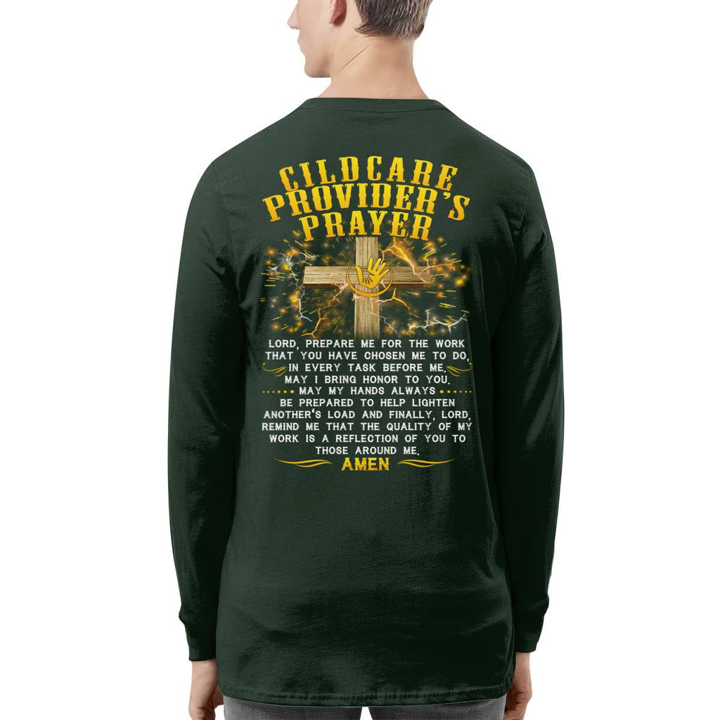 Awesome Childcare Provider's Prayer-T-shirt-#F220624EVTAS6BCHPRZ4