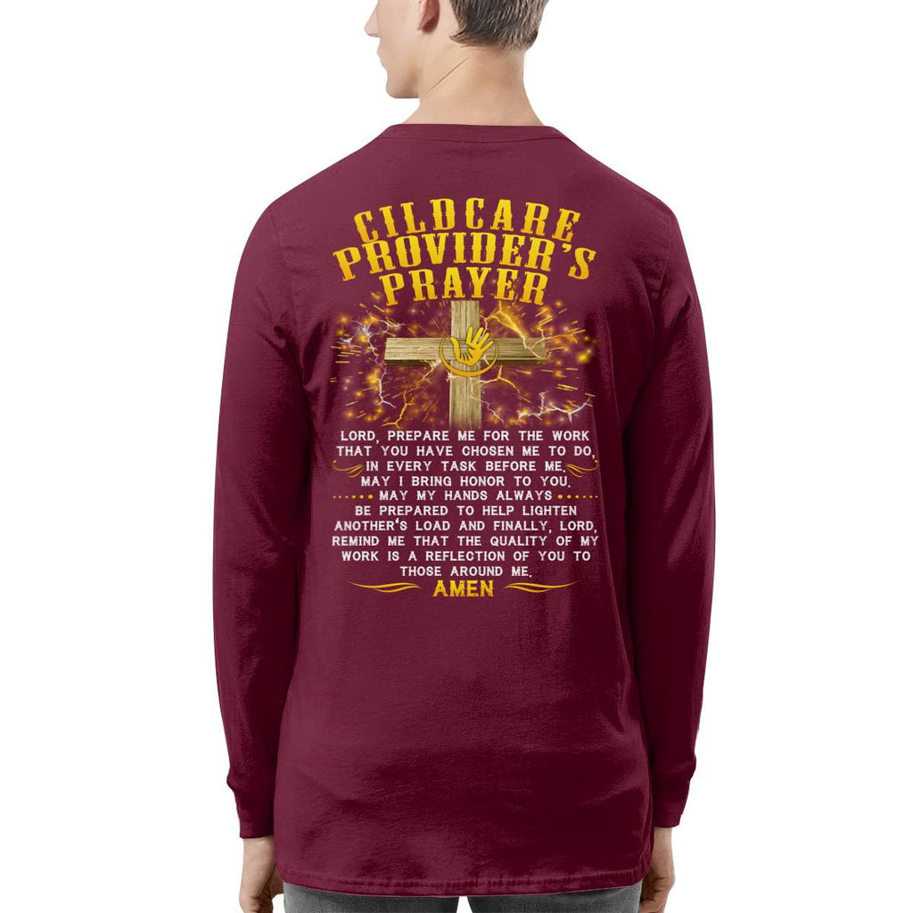 Awesome Childcare Provider's Prayer-T-shirt-#F220624EVTAS6BCHPRZ4