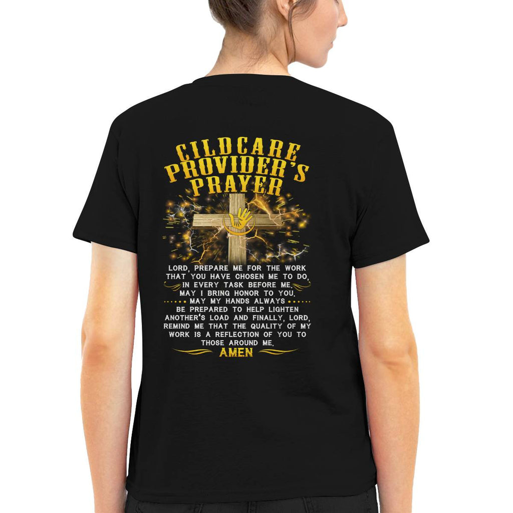 Awesome Childcare Provider's Prayer-T-shirt-#F220624EVTAS6BCHPRZ4