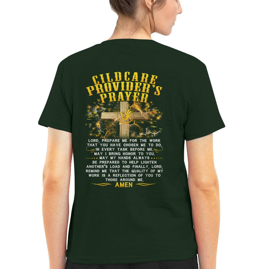 Awesome Childcare Provider's Prayer-T-shirt-#F220624EVTAS6BCHPRZ4