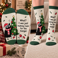 What I Was Just Making Room For The Manger Mid-Tube Socks