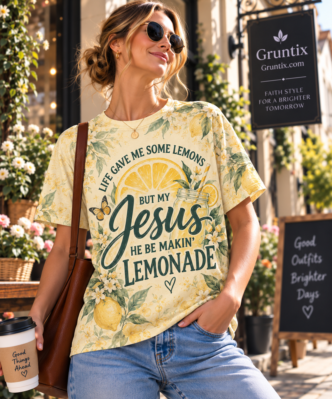 Life Gave Me Lemons, But Jesus Makes Lemonade Christian T-Shirt
