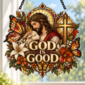 God Is Good Acrylic Suncatcher